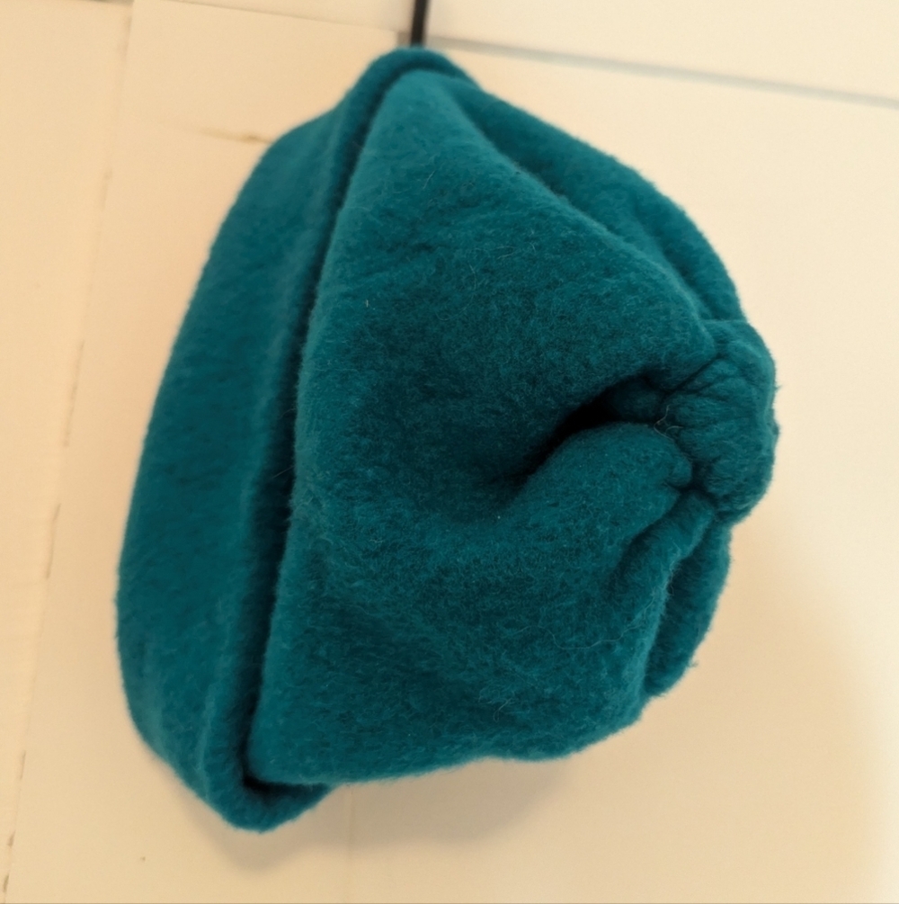 Turtle Fur Beanie Cozy Teal Hat Cap winter warmth turquoise one size Snow Ski OS